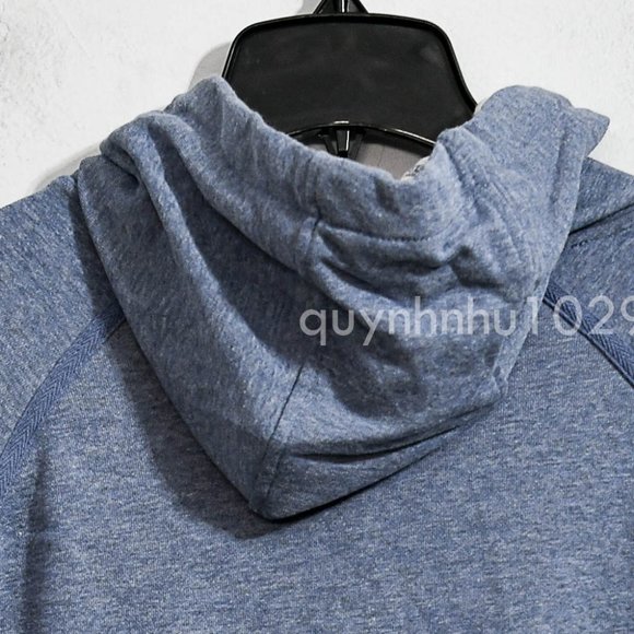 NWT 32 Degrees Heat Men's French Terry Long Sleeve Hoodie Sweatshirt BLUE - Picture 6 of 6